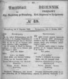 Amtsblatt der Königlichen Preussischen Regierung zu Bromberg. 1853.12.09 No.49
