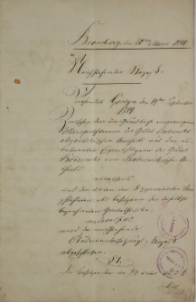 Akta spraw majątkowych z 1891 roku