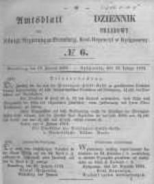 Amtsblatt der Königlichen Preussischen Regierung zu Bromberg. 1854.02.10 No.6