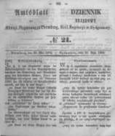 Amtsblatt der Königlichen Preussischen Regierung zu Bromberg. 1854.05.26 No.21
