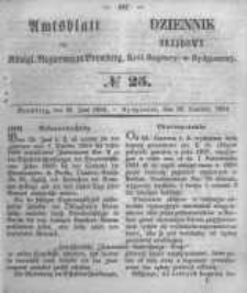 Amtsblatt der Königlichen Preussischen Regierung zu Bromberg. 1854.06.23 No.25