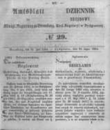 Amtsblatt der K&ouml;niglichen Preussischen Regierung zu Bromberg. 1854.07.21 No.29