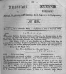 Amtsblatt der Königlichen Preussischen Regierung zu Bromberg. 1854.09.01 No.35