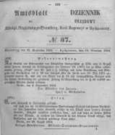 Amtsblatt der Königlichen Preussischen Regierung zu Bromberg. 1854.09.15 No.37