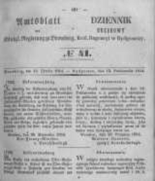 Amtsblatt der Königlichen Preussischen Regierung zu Bromberg. 1854.10.13 No.41