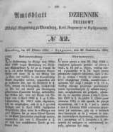 Amtsblatt der Königlichen Preussischen Regierung zu Bromberg. 1854.10.20 No.42