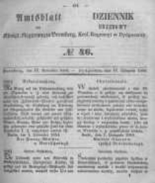 Amtsblatt der Königlichen Preussischen Regierung zu Bromberg. 1854.11.17 No.46