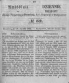 Amtsblatt der K&ouml;niglichen Preussischen Regierung zu Bromberg. 1854.12.29 No.52