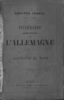 Itinéraire descriptif et historique de l'Allemagne. L'Allemagne du Nord avec une carte routiére générale