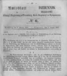 Amtsblatt der K&ouml;niglichen Preussischen Regierung zu Bromberg. 1855.02.09 No.6