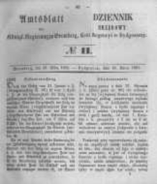 Amtsblatt der Königlichen Preussischen Regierung zu Bromberg. 1855.03.16 No.11