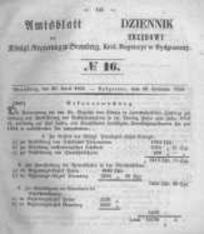 Amtsblatt der Königlichen Preussischen Regierung zu Bromberg. 1855.04.20 No.16