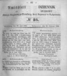 Amtsblatt der K&ouml;niglichen Preussischen Regierung zu Bromberg. 1855.06.22 No.25