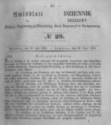 Amtsblatt der Königlichen Preussischen Regierung zu Bromberg. 1855.07.20 No.29