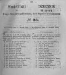 Amtsblatt der Königlichen Preussischen Regierung zu Bromberg. 1855.08.17 No.33