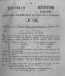 Amtsblatt der Königlichen Preussischen Regierung zu Bromberg. 1855.09.07 No.36