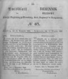 Amtsblatt der Königlichen Preussischen Regierung zu Bromberg. 1855.09.14 No.37