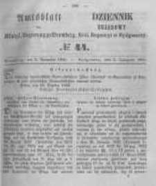 Amtsblatt der K&ouml;niglichen Preussischen Regierung zu Bromberg. 1855.11.02 No.44
