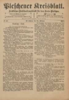 Pleschener Kreisblatt: Amtliches Publicationsblatt für den Kreis Pleschen 1901.02.23 Jg.49 Nr16