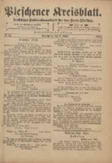 Pleschener Kreisblatt: Amtliches Publicationsblatt für den Kreis Pleschen 1901.03.06 Jg.49 Nr19