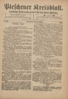 Pleschener Kreisblatt: Amtliches Publicationsblatt für den Kreis Pleschen 1901.03.09 Jg.49 Nr20