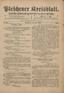 Pleschener Kreisblatt: Amtliches Publicationsblatt für den Kreis Pleschen 1901.03.30 Jg.49 Nr26
