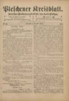 Pleschener Kreisblatt: Amtliches Publicationsblatt f&uuml;r den Kreis Pleschen 1901.04.24 Jg.49 Nr33