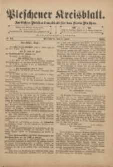 Pleschener Kreisblatt: Amtliches Publicationsblatt für den Kreis Pleschen 1901.06.01 Jg.49 Nr44