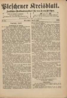 Pleschener Kreisblatt: Amtliches Publicationsblatt für den Kreis Pleschen 1901.07.06 Jg.49 Nr54