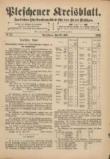 Pleschener Kreisblatt: Amtliches Publicationsblatt für den Kreis Pleschen 1901.07.17 Jg.49 Nr57