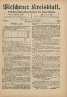Pleschener Kreisblatt: Amtliches Publicationsblatt für den Kreis Pleschen 1901.07.27 Jg.49 Nr60