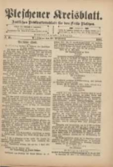 Pleschener Kreisblatt: Amtliches Publicationsblatt für den Kreis Pleschen 1901.09.21 Jg.49 Nr76
