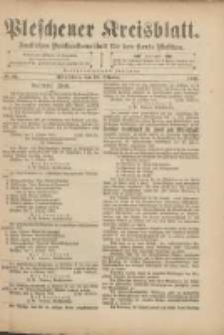 Pleschener Kreisblatt: Amtliches Publicationsblatt für den Kreis Pleschen 1901.10.12 Jg.49 Nr82
