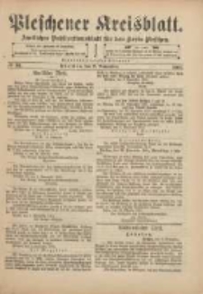 Pleschener Kreisblatt: Amtliches Publicationsblatt für den Kreis Pleschen 1901.11.09 Jg.49 Nr90