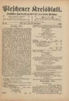 Pleschener Kreisblatt: Amtliches Publicationsblatt für den Kreis Pleschen 1901.11.30 Jg.49 Nr96