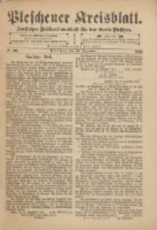 Pleschener Kreisblatt: Amtliches Publicationsblatt für den Kreis Pleschen 1901.12.28 Jg.49 Nr104