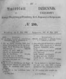 Amtsblatt der K&ouml;niglichen Preussischen Regierung zu Bromberg. 1856.05.16 No.20