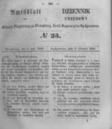 Amtsblatt der K&ouml;niglichen Preussischen Regierung zu Bromberg. 1856.06.06 No.23