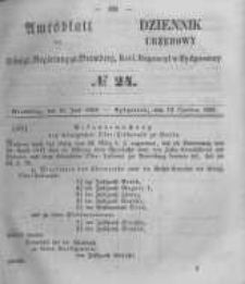 Amtsblatt der K&ouml;niglichen Preussischen Regierung zu Bromberg. 1856.06.13 No.24