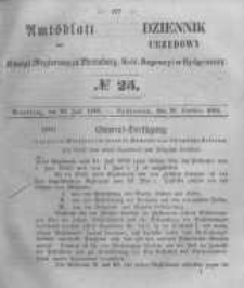 Amtsblatt der K&ouml;niglichen Preussischen Regierung zu Bromberg. 1856.06.20 No.25
