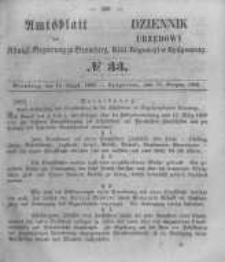 Amtsblatt der Königlichen Preussischen Regierung zu Bromberg. 1856.08.15 No.33