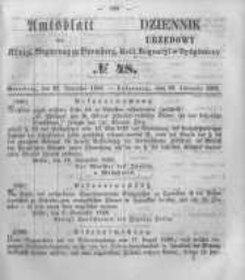 Amtsblatt der K&ouml;niglichen Preussischen Regierung zu Bromberg. 1856.11.28 No.48