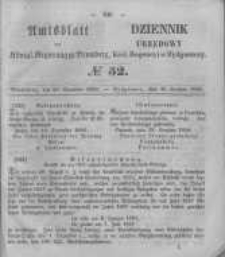 Amtsblatt der K&ouml;niglichen Preussischen Regierung zu Bromberg. 1856.12.26 No.52