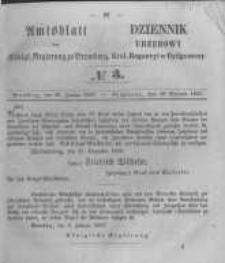 Amtsblatt der K&ouml;niglichen Preussischen Regierung zu Bromberg. 1857.01.16 No.3