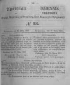 Amtsblatt der K&ouml;niglichen Preussischen Regierung zu Bromberg. 1857.03.27 No.13