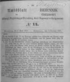 Amtsblatt der Königlichen Preussischen Regierung zu Bromberg. 1857.04.03 No.14