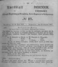Amtsblatt der Königlichen Preussischen Regierung zu Bromberg. 1857.04.24 No.17