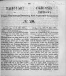 Amtsblatt der Königlichen Preussischen Regierung zu Bromberg. 1857.05.15 No.20