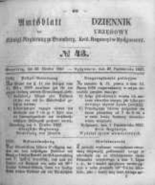 Amtsblatt der Königlichen Preussischen Regierung zu Bromberg. 1857.10.23 No.43