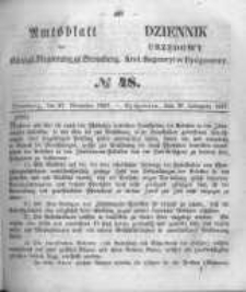Amtsblatt der Königlichen Preussischen Regierung zu Bromberg. 1857.11.27 No.48